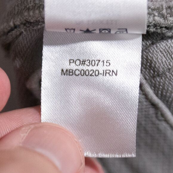 Faherty Stretch Terry 5-Pocket Iron Gray Casual Cotton Pants Jeans Men's 30x31 - Picture 5 of 7